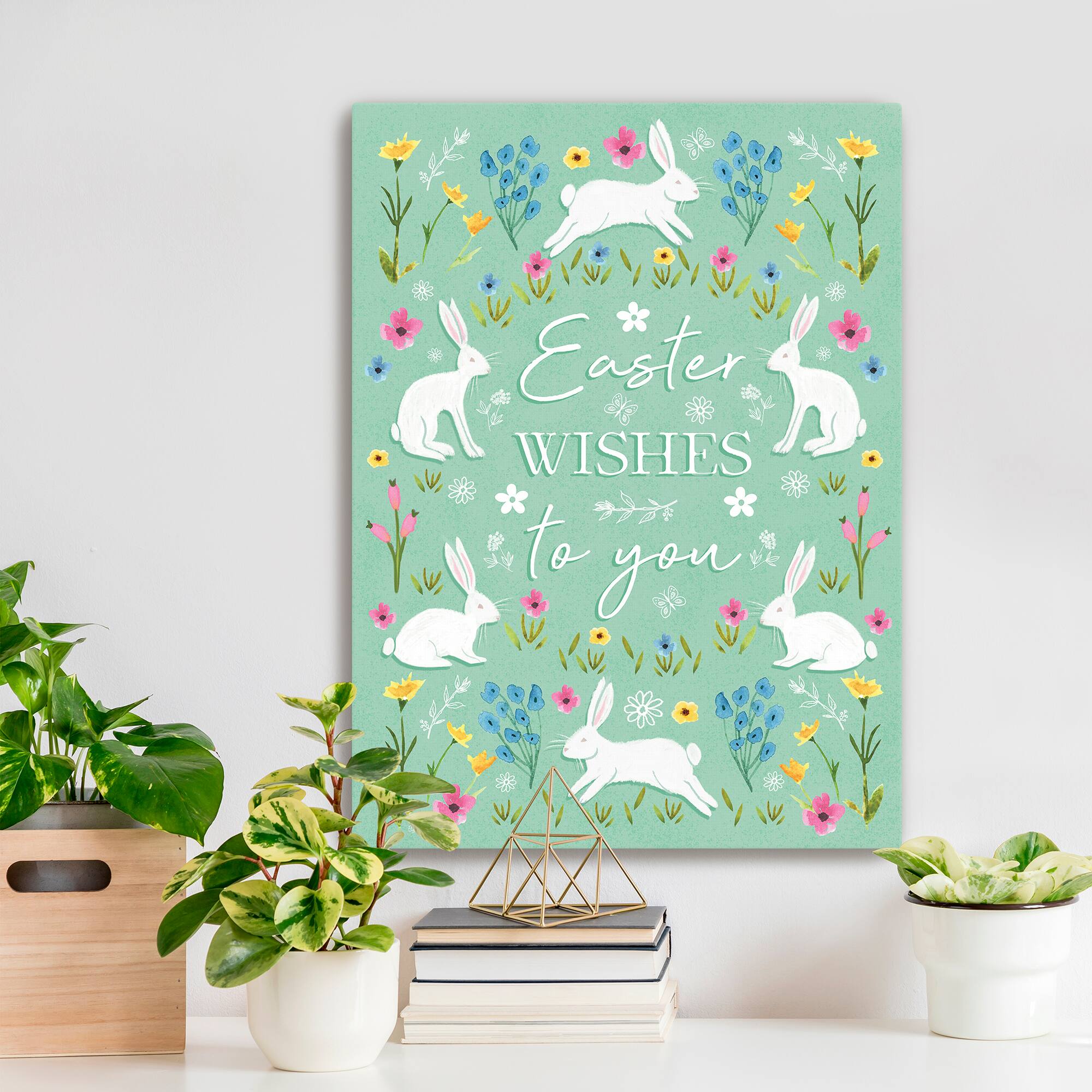 Lumaprints Easter Wishes To You Canvas Giclée Art